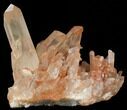 Tangerine Quartz Crystal Cluster - Madagascar #38953-2